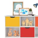 Ver imagem 2 de Nicho Organizador C/ 3 Gavetas com Rodízio Branco/colorido