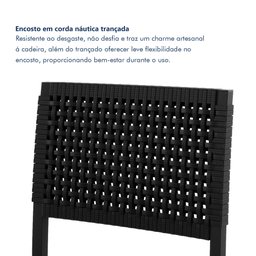Kit com 02 Cadeiras para Sala de Jantar Madri - 5