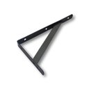 Ver imagem 1 de Suporte Prateleira Mão Francesa Reforçada Preto 30cm - Loth