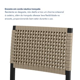 Kit com 02 Cadeiras para Sala de Jantar Madri - 5