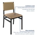 Ver mais imagens de Kit com 02 Cadeiras para Sala de Jantar Madri