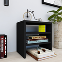 Ver imagem 2 de Escaninho Organizador de Mesa Preto30x20x30cm