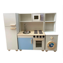 Ver imagem 3 de Cozinha Infantil Completa com Lavanderia Fábrica de Casinha Azul