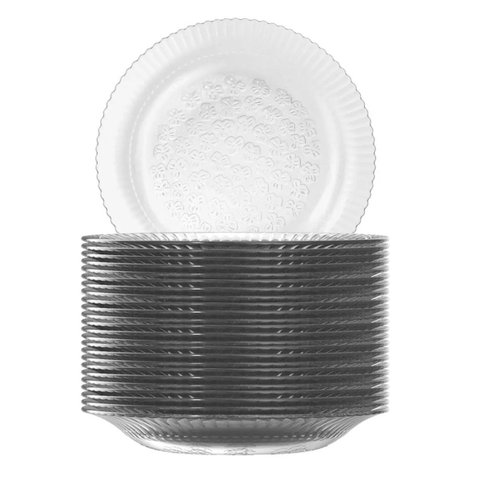 Prato Fundo de Vidro Duralex Primavera 22,4cm 24 Unidades - Nadir 5831