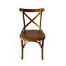 Cadeira X para Sala de Estar em Madeira Maciça - 1