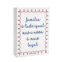 Quadro Box Familia Igual Amanha Te Conto Um Segredo 15x20 - 3