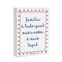 Ver imagem 3 de Quadro Box Familia Igual Amanha Te Conto Um Segredo 15x20