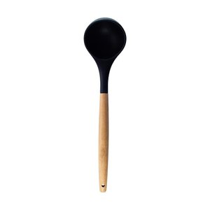 Concha de Silicone com Cabo de Madeira Preta - Oikos