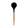 Concha de Silicone com Cabo de Madeira Preta - Oikos - 1