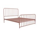 Ver imagem 1 de Cama de Ferro Vintage Queen Size Icamas Rosa Bebê