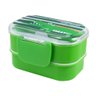Pote P- Lanche de 2 Andares Infantil 400ml Jacki Design - Pimpolhos Verde - 3