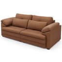 Ver mais imagens de Sofá Retrátil para Sala de Estar 2 Lugares 175cm Riza S03 Couro Soft Mel - Lyam Decor