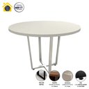 Ver imagem 4 de Mesa de Reunião Industrial Cinza 110cm Pés em Metal F5