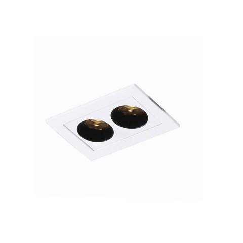 Spot Embutir Downlight Retang 4w 3000k 360lm 38º Ip20 Irc90 Branco-nordecor
