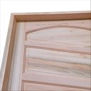 Ver imagem 6 de Kit Porta de Madeira Maciça Topázio Eucalipto 210x82cm Batente 14cm Abertura Direita Uniporta