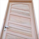 Ver mais imagens de Kit Porta de Madeira Maciça Topázio Eucalipto 210x82cm Batente 14cm Abertura Direita Uniporta