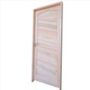 Ver imagem 2 de Kit Porta de Madeira Maciça Topázio Eucalipto 210x82cm Batente 14cm Abertura Direita Uniporta