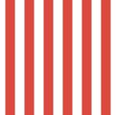 Ver imagem 1 de Papel de Parede Listrado Vermelho e Branco - 2,50x0,50m