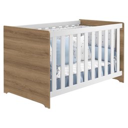 Berço Americano Mali Branco Acetinado Mezzo com Colchão Gazin – Reller - 2