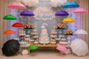 Ver imagem 2 de Kit 3 Mini Guarda Chuvas para Decoração Cores Diversas Tamanho 23 cm