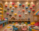 Ver imagem 5 de Kit 3 Mini Guarda Chuvas para Decoração Cores Diversas Tamanho 23 cm