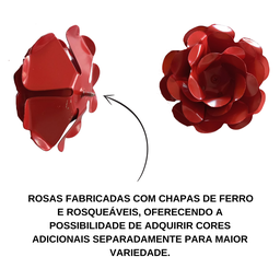 Porta Papel Higiênico 1 Rolo de Chão em Ferro com Rosa:laranja - 6