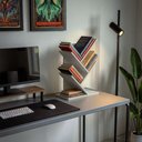Ver imagem 5 de Livreiro de Mesa Vértice Organizador de Livros Revistas Nicho Branco