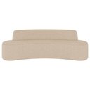 Ver imagem 6 de Sofá 3 Lugares para Sala de Estar Living 210cm Koane D06 Linho Marfim - Mpozenato