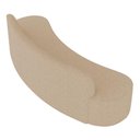 Ver imagem 3 de Sofá 3 Lugares para Sala de Estar Living 210cm Koane D06 Linho Marfim - Mpozenato