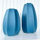 Ver imagem 4 de Dupla Vaso Centro de Mesa Grande Médio Alto Relevo Azul
