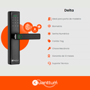 Ver imagem 4 de Fechadura Digital Eletronica Touch com Senha Chave Kuanttum Delta