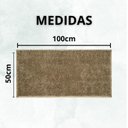 Ver imagem 4 de Tapete Passadeira 50x100cm Classic Felpudo Liso Trigo