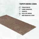 Ver imagem 3 de Tapete Passadeira 50x100cm Classic Felpudo Liso Trigo