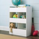 Ver imagem 2 de Organizador Infantil Saulo 2 Portas 4 Gavetas MDF 64cm Woodcore