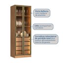 Ver mais imagens de Cristaleira 2 Portas Reflectas com LED em MDF Marrom