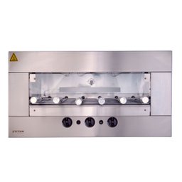Churrasqueira Gourmet a Gás Natural 6 Espetos Rotativos 127v Age Titan - 2
