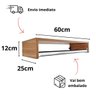 Cabideiro de Parede Arara para Roupas Closet Mdf Quarto Loja:amadeirado/3 Cabideiros - 4