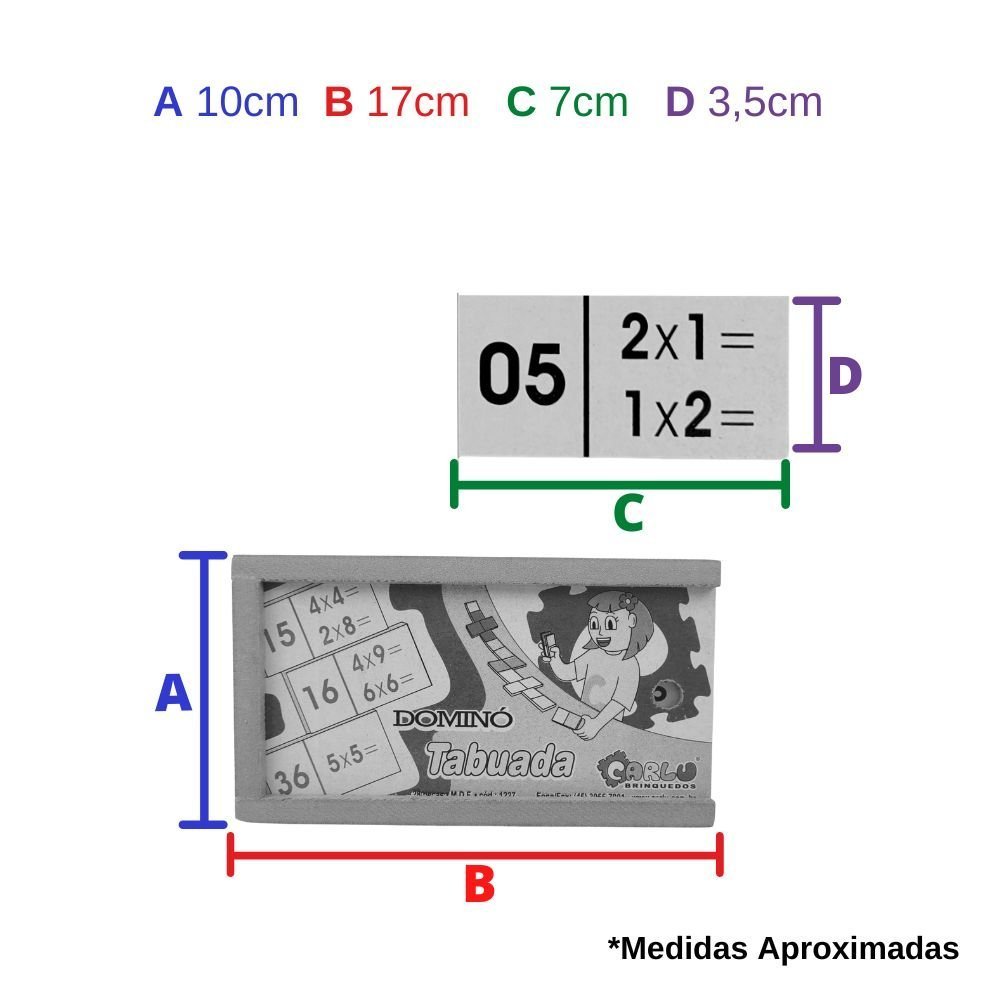 Dominó Da Tabuada - Kit A