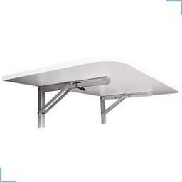 Mesa para cozinha pequena de apartamento com suporte dobrável - 4