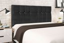 Ver imagem 2 de Cabeceira Opala Preto Estofada para Cama Box Casal 144cm Quarto Luxo Jbe Móveis