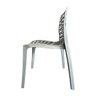Kit 2 Cadeiras Gruvyer Prata Empilháveis em Polipropileno para Sala, Cozinha e Área Externa - 4