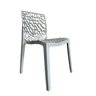 Kit 2 Cadeiras Gruvyer Prata Empilháveis em Polipropileno para Sala, Cozinha e Área Externa - 2