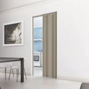 Ver imagem 3 de Porta Sanfonada de PVC 210cm x 60cm Plastporta Bcf Marrom/Pecan