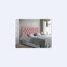 Cabeceira Cama Casal Queen Box Estofada 1,60 Capitonê:rose - 2