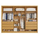 Ver imagem 2 de Guarda Roupa Valência 6 Portas 6 Gavetas Mdf - Mademarcs