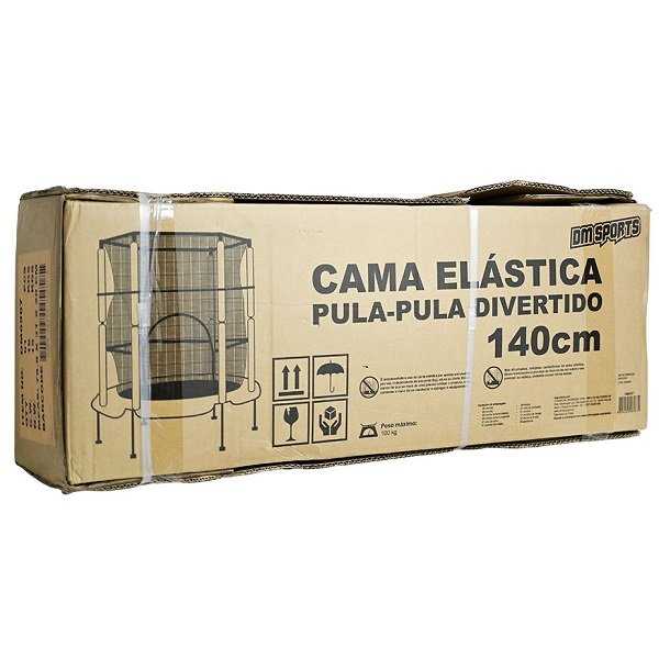 Cama Elastica Pula Pula Divertido 140cm Dm Toys - 2