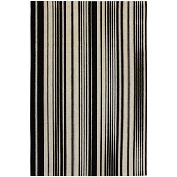 Tapete para Sala Aruba Bege-Preto 1,00x1,50 São Carlos - 1