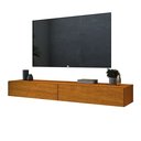 Ver imagem 2 de Rack Suspenso 1,40cm Móveis Eros Design Elegante e Organização Premium em Mdf:naturale