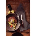 Ver imagem 2 de Jogo de Talheres para Churrasco Tramontina em Aço Inox com Cabo Castanho Polywood 12 Peças