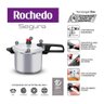Panela de Pressão 7,6 L Rochedo com Fechamento Externo Alumínio Antiaderente Clássico e Tampa Polida - 9